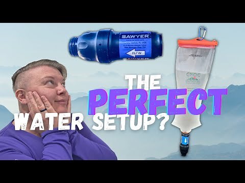 HOW TO Use a Sawyer Squeeze Water Filter System & CNOC Vecto Bladder | Sawyer Mini | Sawyer Micro