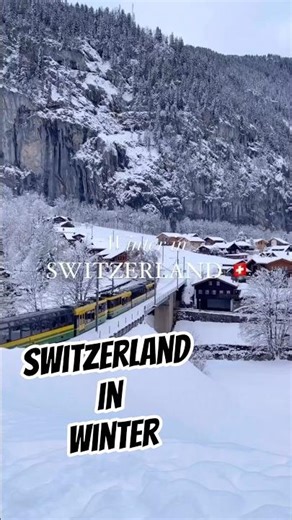 SWITZERLAND 🇨🇭 IN WINTER ❄️