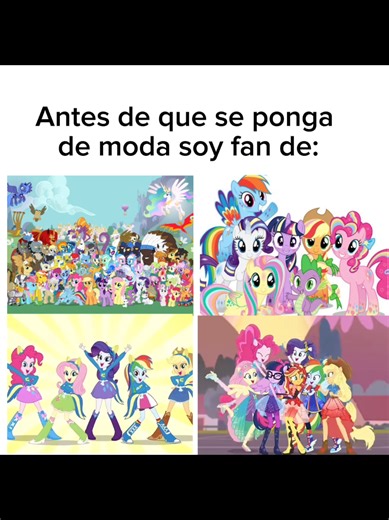 Fan de las Burras de Colores en My Little Pony