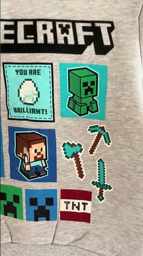 Minecraft Sweatshirt for Kids #uk #kidsclothes #Minecraft