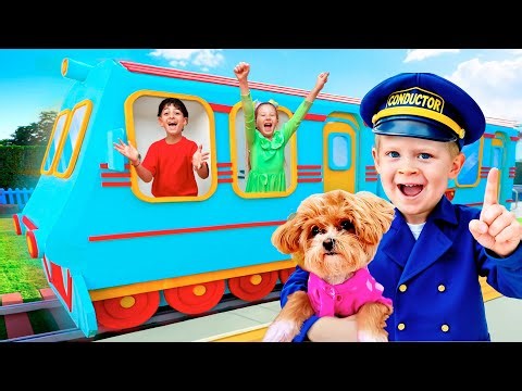 Oliver's Funny Train Adventure with Unusual Passengers