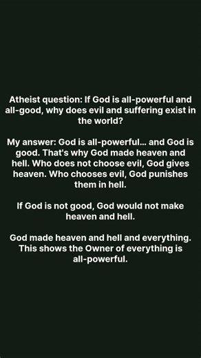 Atheist Question: If God is All-Powerful and Good, Why Does Evil Exist? | Debate Now