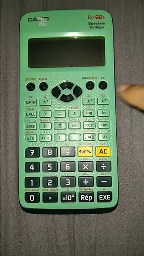 comment mettre un QR code sur ça calculatrice casio