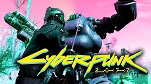 Playing Cyberpunk 2077 in Fallout 4