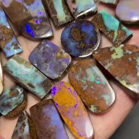 Split Boulder Opal Australia Wholesale Parcel 189.40 Cts - Etsy