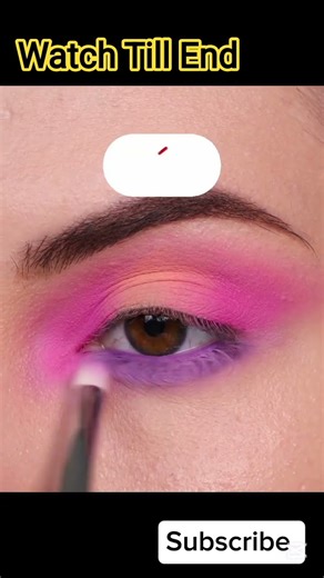 Pink & Orange Glam EyeMakeup #BoldGlitterEyes #everyoccasion