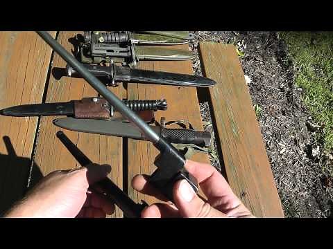Common Military Bayonets with Some Values