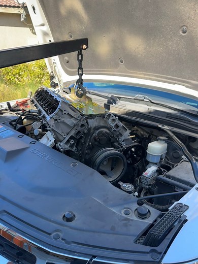 29 reactions · 3 comments | Lifter failed and destroyed the lifter bore. Opted for engine replacement. Waiting for some final parts to finish. Got old motor out and new motor in and ready to go. | Trev's Mobile Garage | Facebook