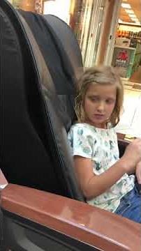 Getting a massage when all the girls are shopping.