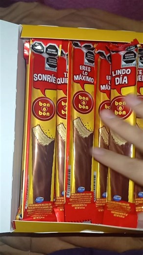 ASMR Chocolate bon o bon dulce opening candy #satisfying #asmr #chocolate #candy #cooking #dulce