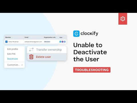 Unable to Deactivate or Delete Team Members