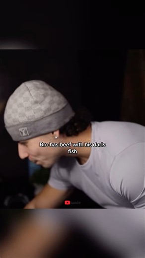 His fish tanks too loud bro #kaandw #dad #fish