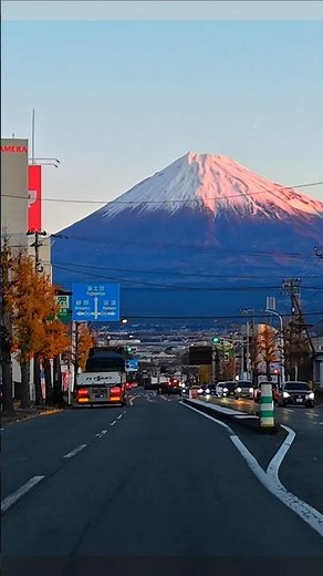 富士山へ続く道｜朝日に染まる絶景 Road to Mt. Fuji | Stunning Morning View #fuji #富士山 #japan