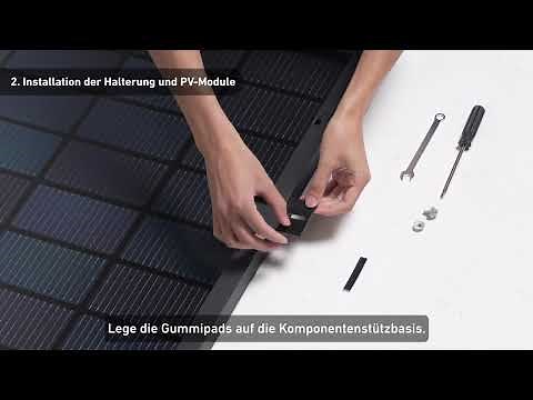 Schritt-für-Schritt-Anleitung: Anker SOLIX Solarmodul-Halterung installieren