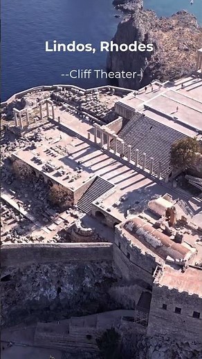 Lindos Acropolis Rhodes: Stunning Ancient Theater & Cliff Views Over the Aegean Sea