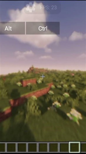 Minecraft with shaders #shorts