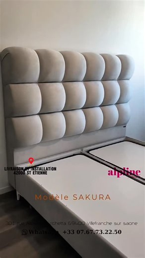 alpline FRANCE on Instagram: "🤞 SATISFACTION CLIENTS 💙 ✨ MODÈLE SAKURA 180*200 cm ✨ LIT COFFRE DESIGN & CONFORT ✨ 🛏️ Tête de lit style moderne 📦 Grand coffre de rangement intégré 💎 Finitions soignées & structure robuste 🧘‍♂️ Confort optimal, gain de place assuré 👉 POSSIBILITÉ DIMENSIONS 090*190 cm 100*200 cm 120*200 cm 140*190 cm 160*200 cm 180*200 cm 200*200 cm 🏷 @alplinehome 🏷 @tapisworld 📍 301 rue Alexandre Richetta 69400 Villefranche-sur-Saône – Lyon / FRANCE 📞 WhatsApp : +33 7 67