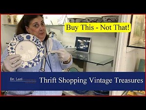 Buy This, Not That! Shopping Vintage Plates, Precious Moments, Glass, Jewelry - Thrift with Dr. Lori