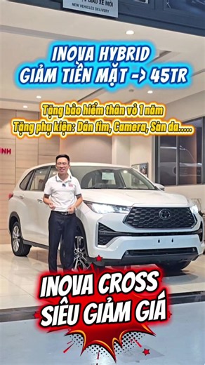 🔥🔥🔥Siêu Giảm Giá Lớn Nhất 2026. Toyota Inova Giảm tiền mặt 45 triệu. #toyota #inova#toyotainova #inovacross #toyotamydinh