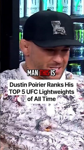 Dustin Poirier Ranks His TOP 5 UFC Lightweights of All Time #dustinpoirier #khabib #ufc #mma #islam