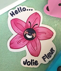 Stickers /hello Pretty Flower/bumblebee/flower/decorative Sticker for Mobile Phone/shiny/gift for a Bumblebee Fan - Etsy Australia
