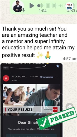 86 in FR?! 😱 Mind-Blowing ACCA March 2026 Results | Super Infinity Education #relatable