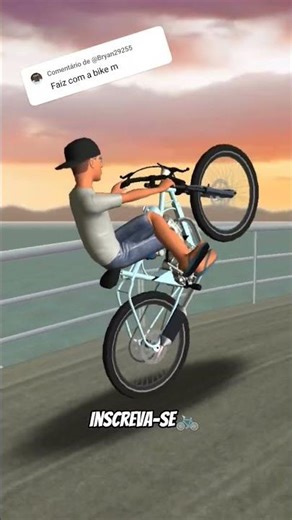 3D motorcycle wheelie challenge with crossed legs 😯 #gaming #gameplay #motowheelie3d #grau244 #24...