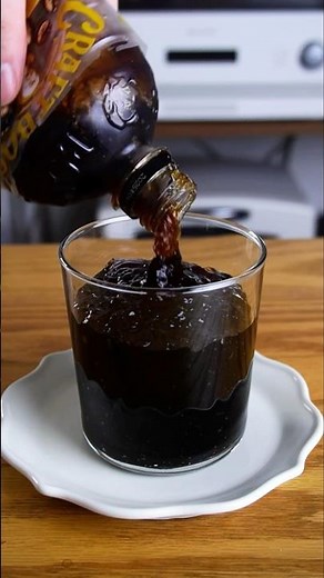 材料2つ！ペットボトルそのままコーヒーゼリー作り方！#food