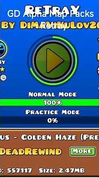 Geometry Dash Alpha Map Pack - Retray + all Coins #geometrydash