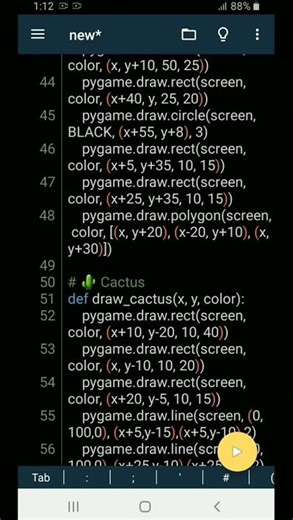 Codes of Dino Game of Google Chrome