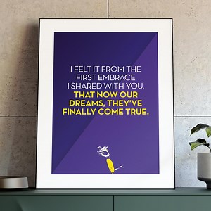 LA LA LAND Poster. City of Stars. Ryan Gosling. Emma Stone. Sebastian and Mia. Romantic Movie Art. Love Film Quote. Minimalist Wall Decor. - Etsy
