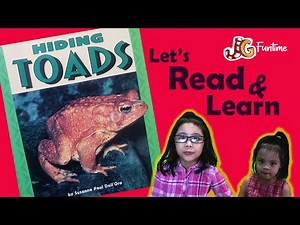 EDUCATIONAL BOOK READING | UNDERSTANDING TOADS | JASEY JADE AND GIANNA AMBER