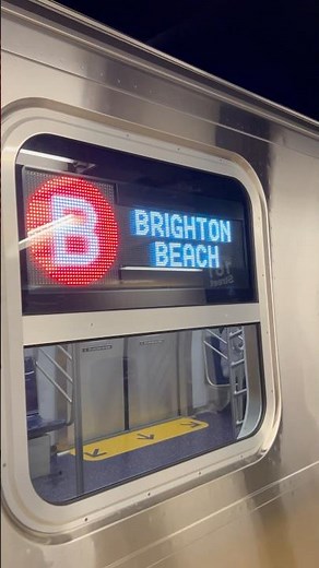 MTA NYCTA subway: R211A (B) Train To Brighton Beach Entering 161st Yankee Stadium station