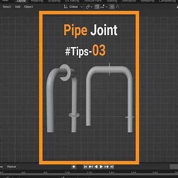 How to Create a Pipe Joint in Blender | Easy Tutorial #shorts #youtubeshorts #blender #youtube