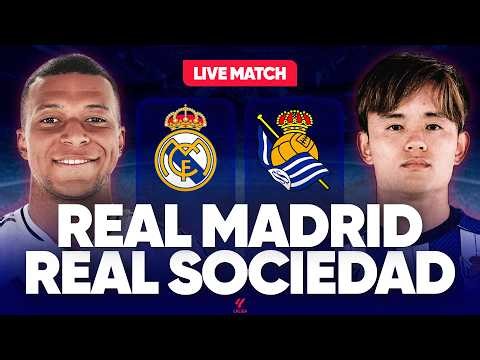 🔴 REAL MADRID - REAL SOCIEDAD LIVE / 🔥MATCH PAS FACILE ! LE REAL CROIT ENCORE AU TITRE ! / 🏆LIGA