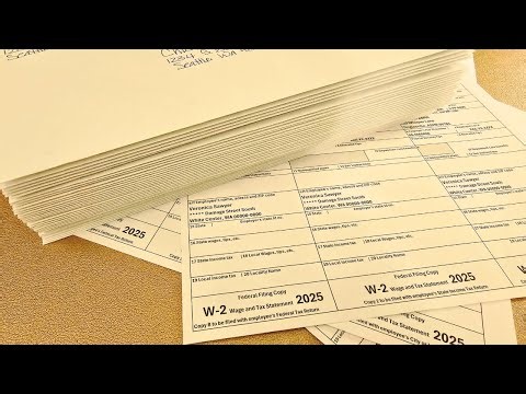 JP's Office ASMR - Getting W-2's Ready - Sleep, Study & Relaxation - No Talking