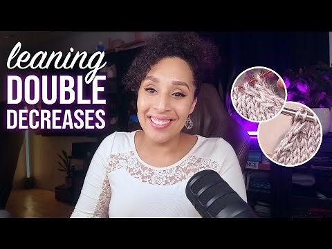 How to Knit Left- or Right-Leaning Double Decreases