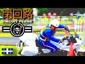 Examen du Permis Moto en CIRCUIT FERMÉ