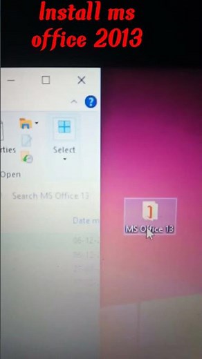 installation of MS office 2013