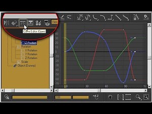 3ds max Get familiar with the Curve Editor & Set key
