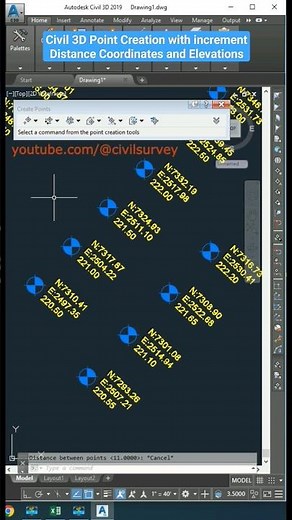 Automatic Civil 3D Points: Incremental Distance and Z Elevation Made Easy