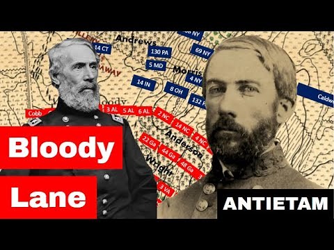 Bloody Lane at Antietam | Animated Battle Map