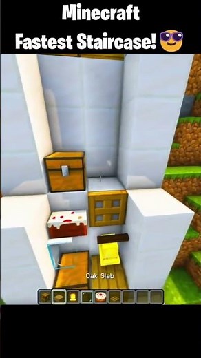 minecraft myths tutorial stair case tutorial #minecraft #funny #subscribe for more myths