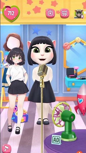 Sega song (545) But sing cover By My Talking Angela 2 #angela2 #trending #shorts #squidgame #sprunki