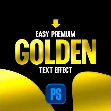 Photoshop Tutorial: Luxury Gold Text Effect ✨🔥