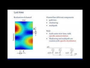 Wireless Communications: lecture 5 of 11 - Performance of communication under fading