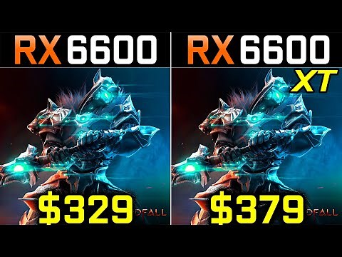 RX 6600 Vs. RX 6600 XT | How Much Performance Difference?