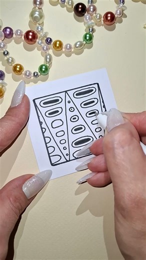 zen-pattern #37 | zentangle pattern series | simple zen-drawing