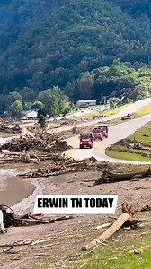 57K views · 495 reactions | #Helene destruction in Erwin TN today!! Looks like a Warzone. TWAC1 | Tri-Cities Weather & Alert Crew | Facebook