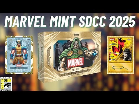 OMG! 🤯🔥 Topps Marvel Mint SDCC 2025 Exclusive Box Opening!